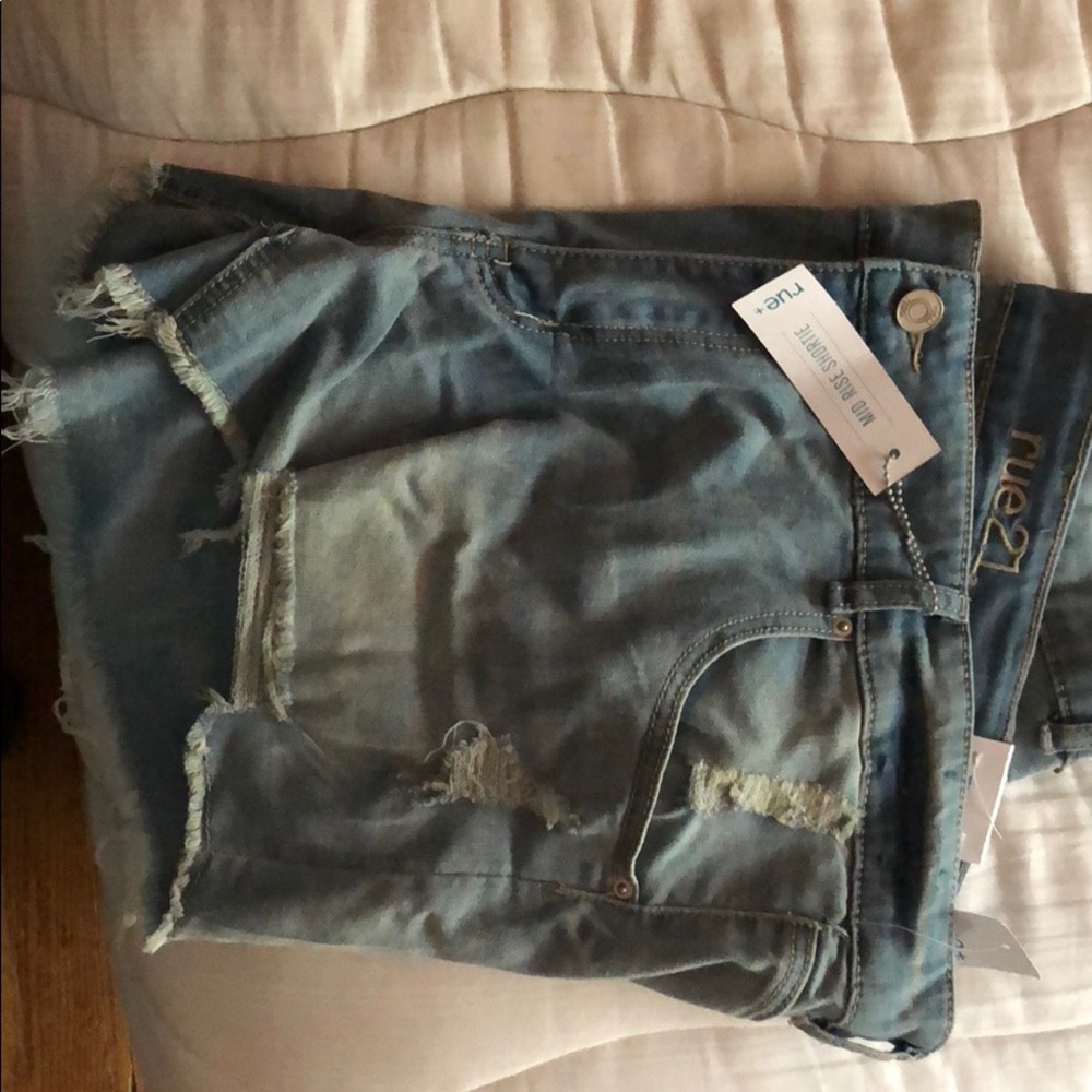 Rue21 Distressed Jean Shorts